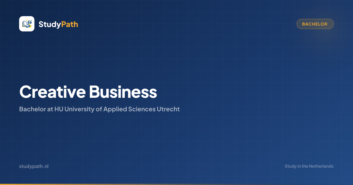 Creative Business (Bachelor) | HU University of Applied Sciences ...