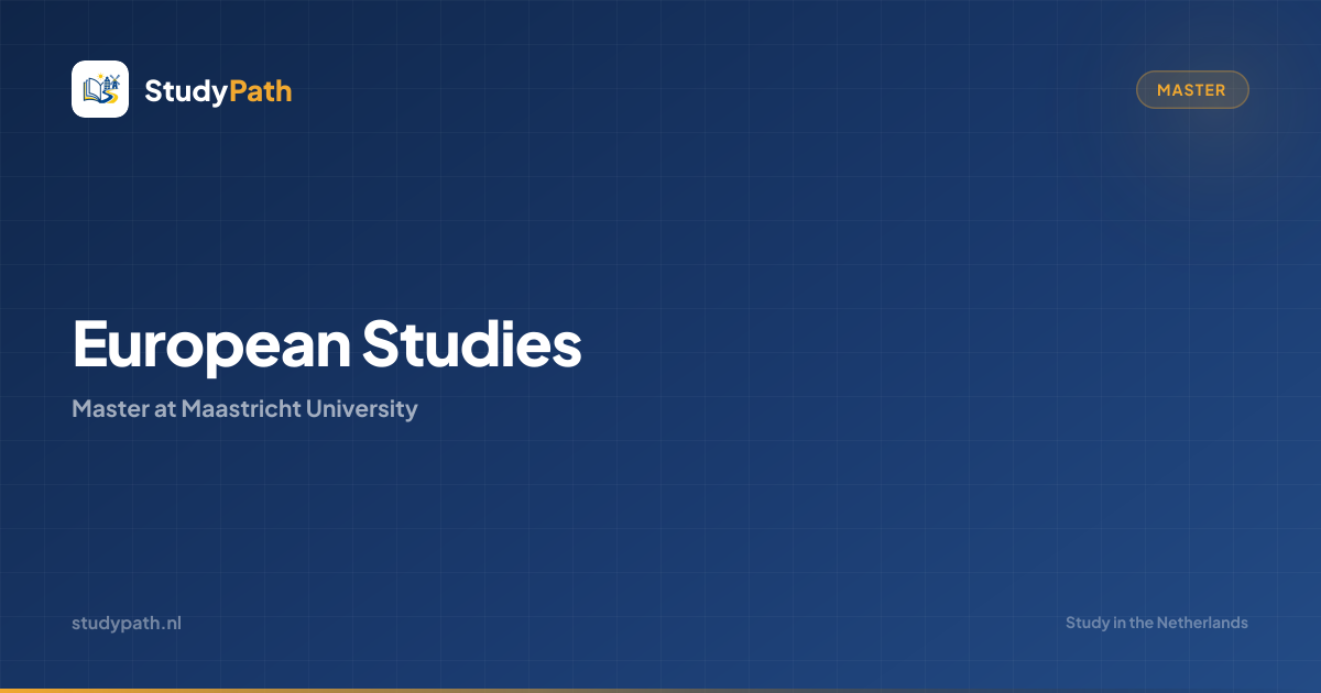 European Studies (Master) | Maastricht University | StudyPath