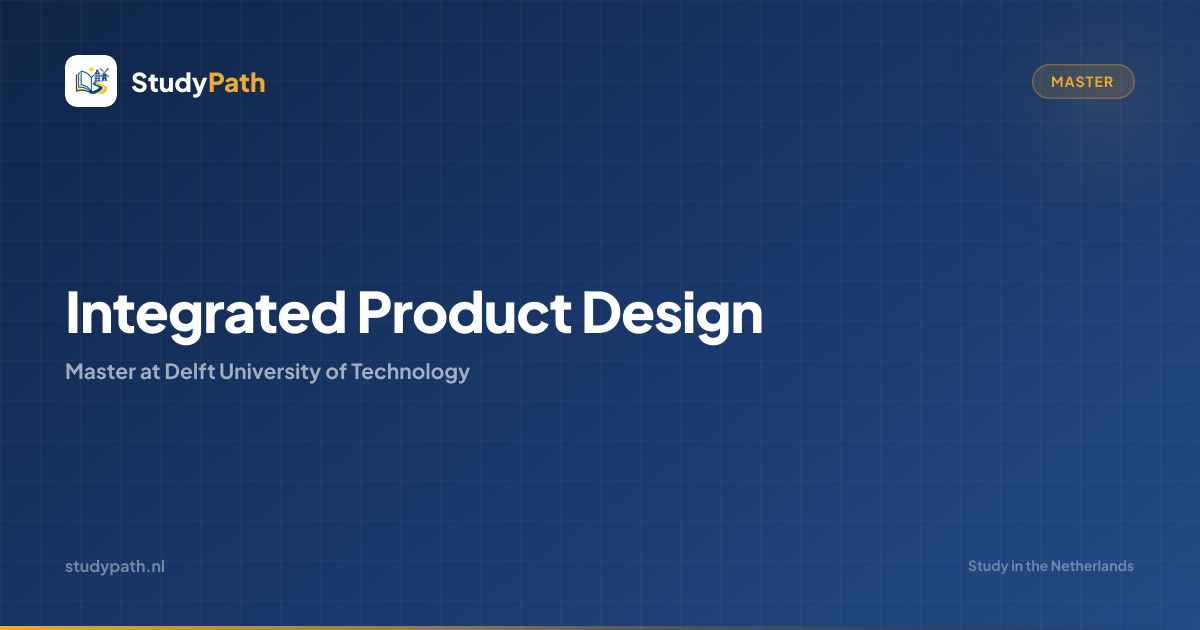 Integrated Product Design (Master) | Delft University of Technology ...