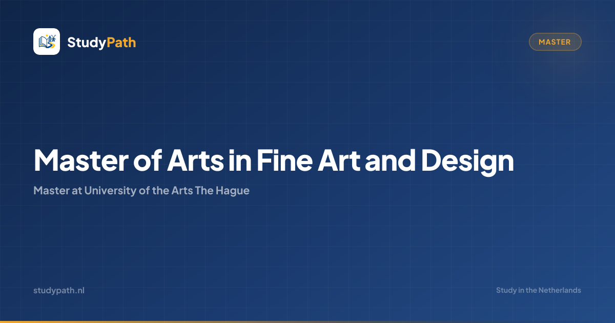 Master of Arts in Fine Art and Design (Master) | University of the Arts ...