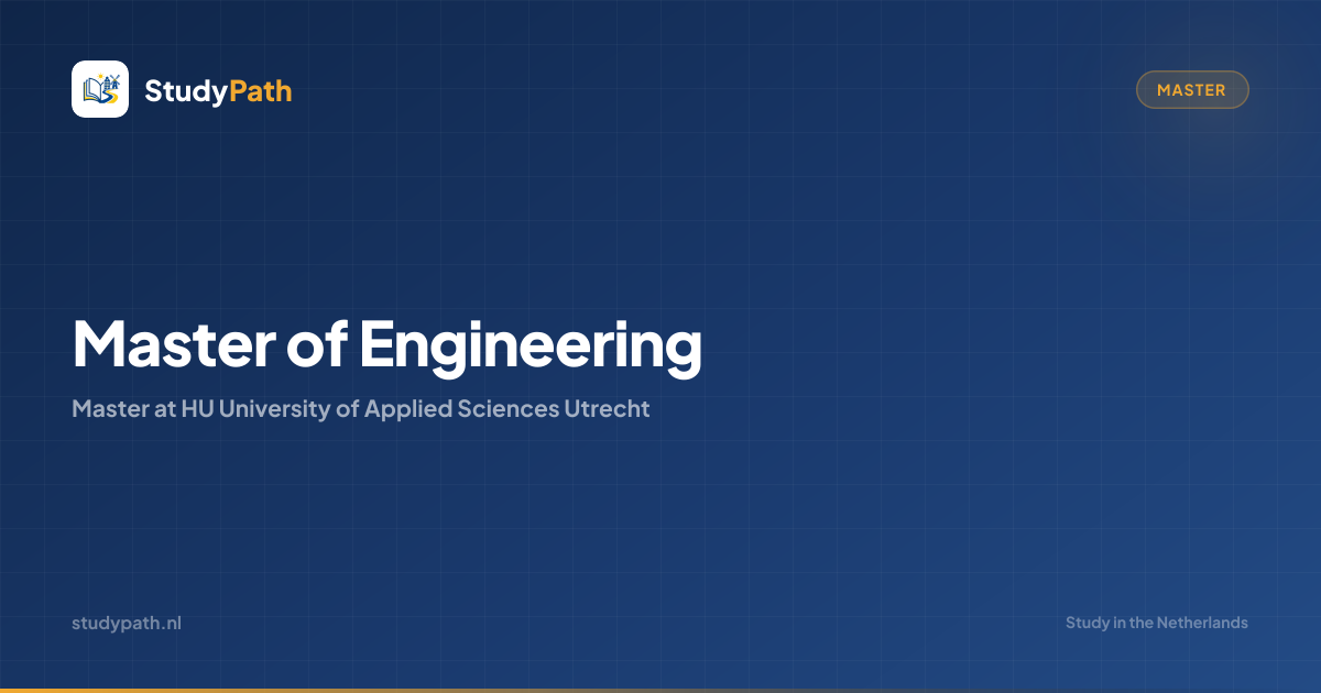 Master of Engineering (Master) | HU University of Applied Sciences ...